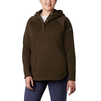 Columbia Ženske Majice S Kapuljačom - Darling Days II Plus Size Maslinasto Zelene | WIZT-15943